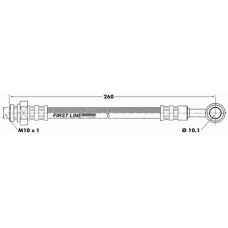 FBH6494 FIRST LINE Тормозной шланг