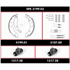 SPK 3199.03 ROADHOUSE Комплект тормозов, барабанный тормозной механизм