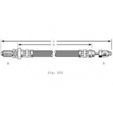 PHC279 TRW Тормозной шланг