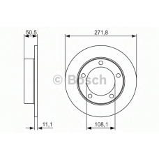 0 986 479 904 BOSCH Тормозной диск