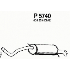 P5740 FENNO Глушитель выхлопных газов конечный