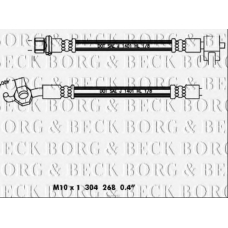 BBH7732 BORG & BECK Тормозной шланг