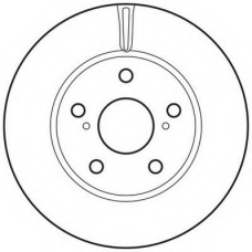 562736JC JURID Тормозной диск