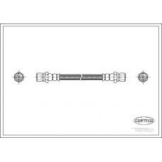 19018921 CORTECO Тормозной шланг