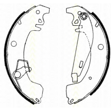 8100 10031 TRISCAN Комплект тормозных колодок