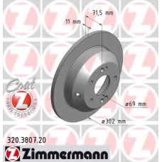320.3807.20 ZIMMERMANN Тормозной диск