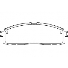 20004 150  0 4 T4067 TEXTAR Колодки тормозные