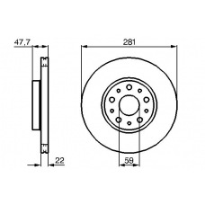 0 986 479 100 BOSCH Тормозной диск