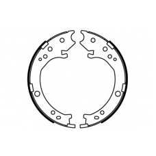 09-0689 E.T.F. Комплект тормозных колодок; Комплект тормозных кол