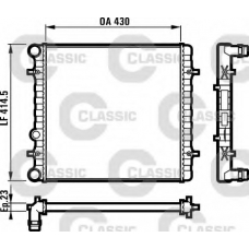 231607 VALEO Радиатор, охлаждение двигателя