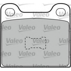 598099 VALEO Комплект тормозных колодок, дисковый тормоз