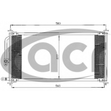 300301 ACR Конденсатор, кондиционер