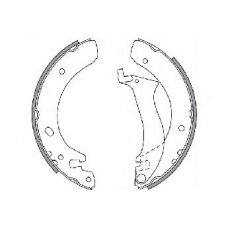33962 SPIDAN Комплект тормозных колодок