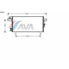 DN5269 AVA Конденсатор, кондиционер