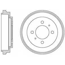 VBD688 MOTAQUIP Тормозной барабан