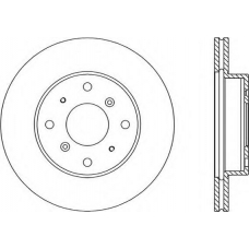 BDR1053.20 OPEN PARTS Тормозной диск