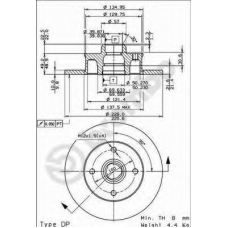 BS 7369 BRECO Тормозной диск