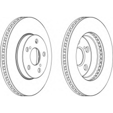 DDF992 FERODO Тормозной диск