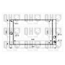 QER2614 QUINTON HAZELL Радиатор, охлаждение двигателя