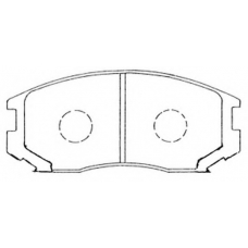 FP0602 FIT Комплект тормозных колодок, дисковый тормоз
