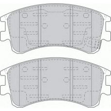 FSL1619 FERODO Комплект тормозных колодок, дисковый тормоз