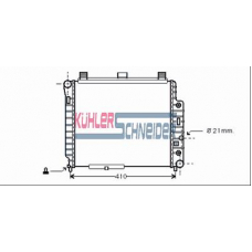0310101 KUHLER SCHNEIDER Радиатор, охлаждение двигател