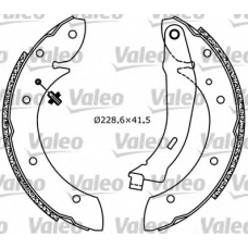 553855 VALEO Комплект тормозных колодок