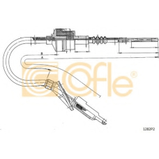 1282P2 COFLE Трос, управление сцеплением