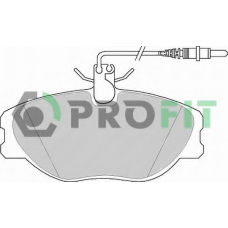 5000-1000 PROFIT Комплект тормозных колодок, дисковый тормоз