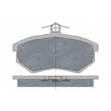 SP 175 PR SCT Комплект тормозных колодок, дисковый тормоз