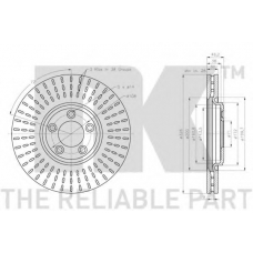 311226 NK Тормозной диск