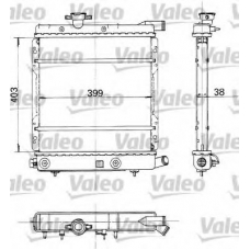 730324 VALEO Радиатор, охлаждение двигателя