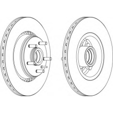 DDF1791 FERODO Тормозной диск