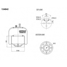 34390-03 K Airtech Кожух пневматической рессоры