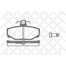 308 000-SX STELLOX Комплект тормозных колодок, дисковый тормоз