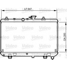 734966 VALEO Радиатор, охлаждение двигателя