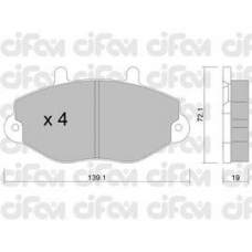 822-195-0 CIFAM Комплект тормозных колодок, дисковый тормоз