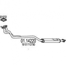 01.14220 MTS Труба выхлопного газа