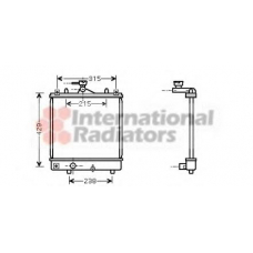 37002330 VAN WEZEL Радиатор, охлаждение двигателя