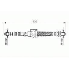 1 987 476 605 BOSCH Тормозной шланг