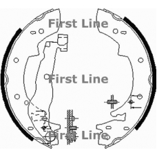 FBS109 FIRST LINE Комплект тормозных колодок