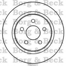 BBD5210 BORG & BECK Тормозной диск