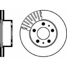 54011 PAGID Тормозной диск