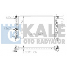 136100 KALE OTO RADYATOR Радиатор, охлаждение двигателя