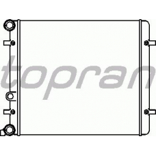 111 297 TOPRAN Радиатор, охлаждение двигателя