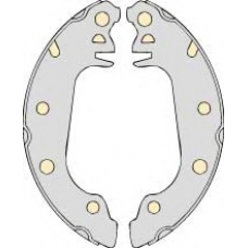 K552445 MGA Комплект тормозов, барабанный тормозной механизм