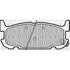 BBP1936 BORG & BECK Комплект тормозных колодок, дисковый тормоз