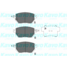 KBP-6573 KAVO PARTS Комплект тормозных колодок, дисковый тормоз
