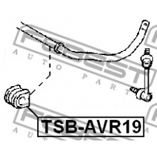 TSB-AVR19 FEBEST Опора, стабилизатор