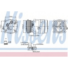 89259 NISSENS Компрессор, кондиционер